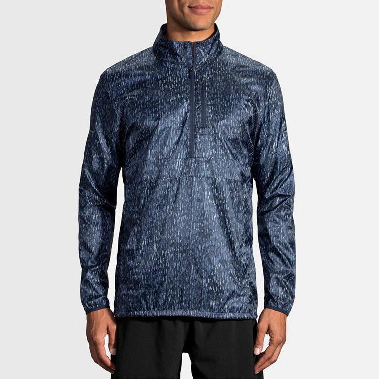 Brooks Lsd Pullover - Chaquetas Hombre - Azules (LI9526180)